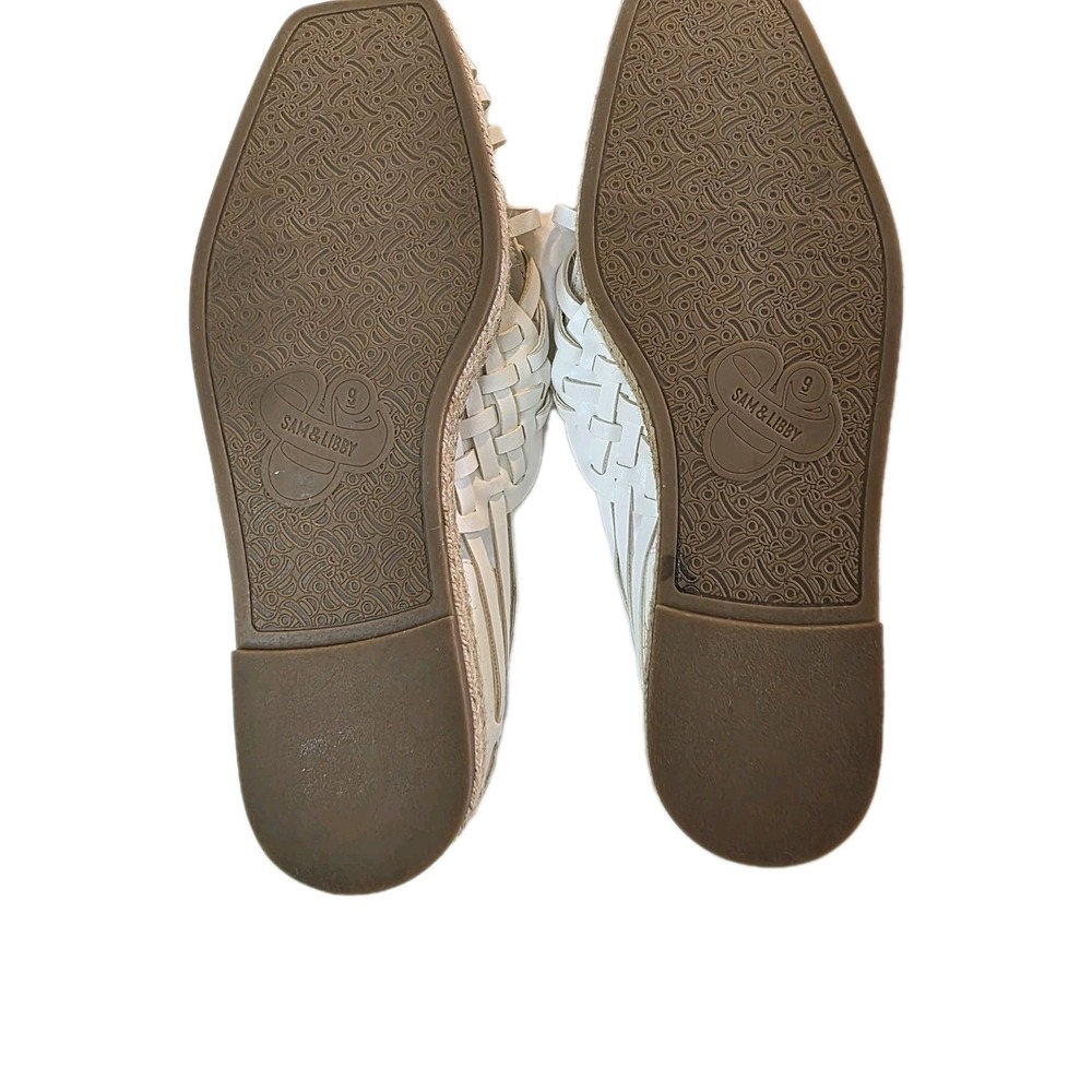 Sam & Libby Women's Asha Espadrille Bright White Casual Size 9 New Shoe - Picture 4 of 6